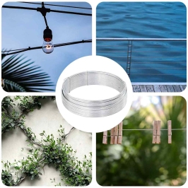 Žoga Saistīšanas Stieple Sudraba 25 M Karsti Cinkots Tērauds Vidaxl