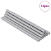 Vītņu Stienis 12 Pcs Sudraba 6 X 120 Mm Tērauds Vidaxl