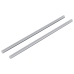 Vītņu Stienis 2 Pcs Sudraba 6 X 170 Mm Tērauds Vidaxl