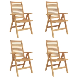 Vidaxl Dārza Krēsli Saliekami 4 Gabali Masīvs Tīkkoks, Vidaxl Dārza Krēsli 2 Gabali Masīvs Tīkkoks