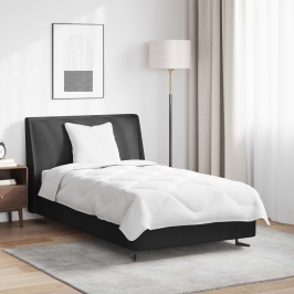 Vasaras Segas Ar Spilvenu 2 Pcs Balta 155 X 220 Cm Mikrošķiedra Vidaxl