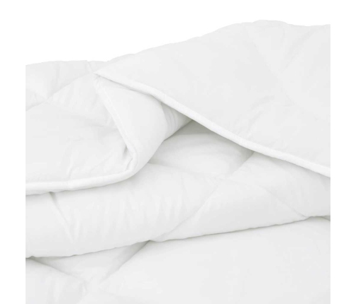 Ziemas Gultas Pārklājs Komplekts Ar Spilvenu 2 Pcs Balts 135 X 200 Cm