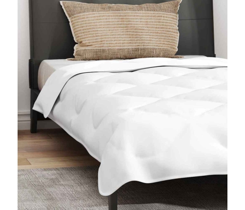 Ziemas Gultas Pārklājs Komplekts Ar Spilvenu 2 Pcs Balts 135 X 200 Cm