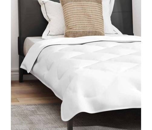 Ziemas Gultas Pārklājs Komplekts Ar Spilvenu 2 Pcs Balts 140 X 220 Cm