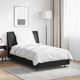 Ziemas Gultas Pārklājs Komplekts Ar Spilvenu 2 Pcs Balts 140 X 220 Cm