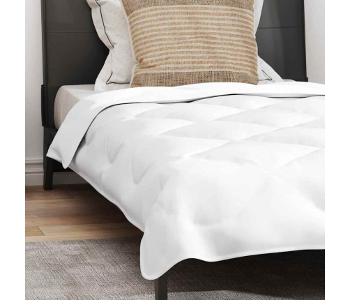 Ziemas Gultas Pārklājs Komplekts Ar Spilvenu 2 Pcs Balts 135 X 200 Cm