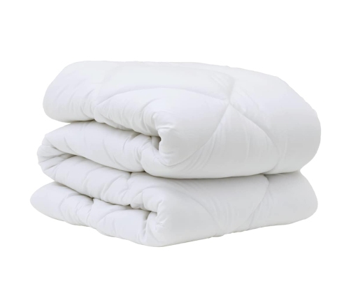 Ziemas Gultas Pārklājs Komplekts Ar Spilvenu 2 Pcs Balts 140 X 200 Cm