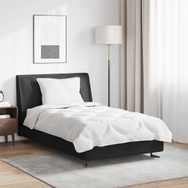 2-In-1 Segu Ar Spilvenu 2 Pcs Balta 135 X 200 Cm Mikrošķiedra Vidaxl