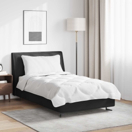 2-In-1 Segu Ar Spilvenu 2 Pcs Balta 155 X 220 Cm Mikrošķiedra Vidaxl