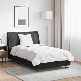 2-In-1 Segu Ar Spilvenu 2 Pcs Balta 155 X 220 Cm Mikrošķiedra Vidaxl