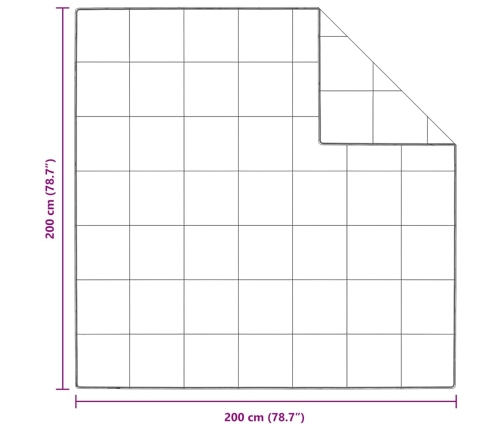 Ziemas Gultas Pārklājs Komplekts Ar Spilvenu 3 Pcs Balts 200 X 200 Cm