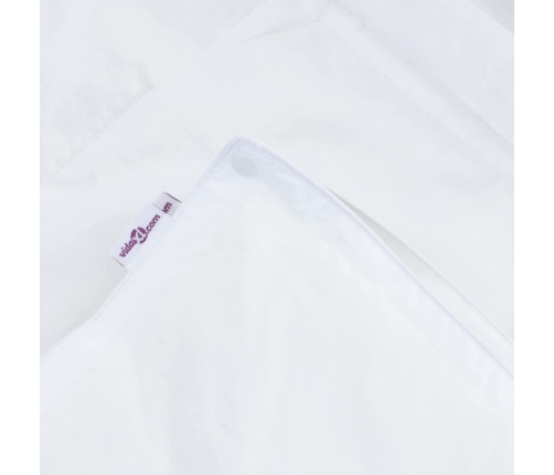 Ziemas Gultas Pārklājs Komplekts Ar Spilvenu 3 Pcs Balts 240 X 200 Cm