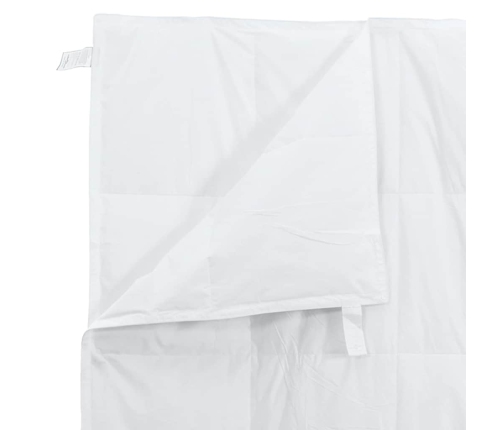 Ziemas Gultas Pārklājs Komplekts Ar Spilvenu 3 Pcs Balts 240 X 260 Cm