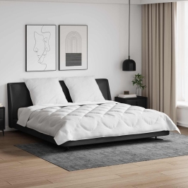 Visu Sezonu Segas 3 Pcs Balta 200 X 200 Cm Mikrošķiedra Vidaxl