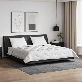 Visu Sezonu Segas 3 Pcs Balta 200 X 220 Cm Mikrošķiedra Vidaxl