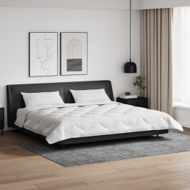 Ziemas Gultas Sega 3 Pcs Balts 200 X 220 Cm Mikrošķiedra Vidaxl