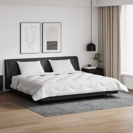 Ziemas Gultas Sega 3 Pcs Balts 240 X 220 Cm Mikrošķiedra Vidaxl