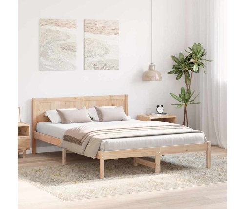 Vienvietīgais Priedes Koka Gultas Rāmis Dabisks Masīvkoks No Priedes Vidaxl