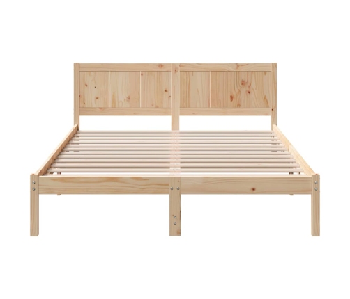 Vienvietīgais Priedes Koka Gultas Rāmis Dabisks Masīvkoks No Priedes Vidaxl