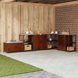 Virtuves Uzglabāšanas Skapis Ar Plauktu Rūsa 60 X 50 X 92 Cm Vidaxl