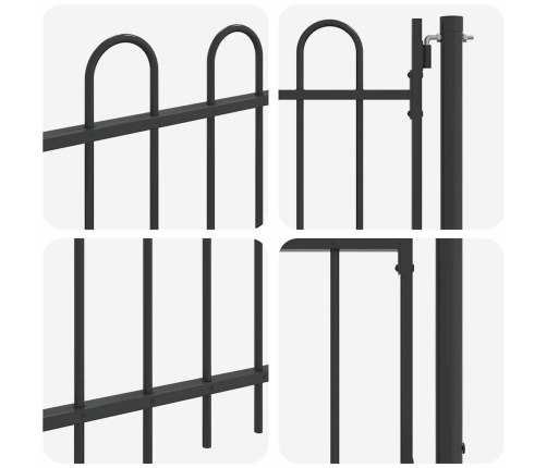 Žoga Vārti Pelēka 100 X 75 Cm Pulvera Pārklājuma Tērauds Vidaxl