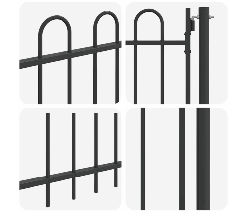 Žoga Vārti Pelēka 100 X 100 Cm Pulvera Pārklājuma Tērauds Vidaxl