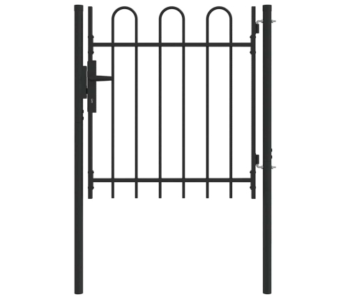 Žoga Vārti Pelēka 100 X 100 Cm Pulvera Pārklājuma Tērauds Vidaxl