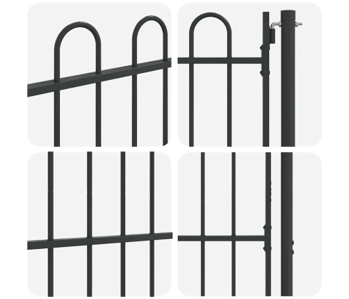 Žoga Vārti Pelēka 100 X 150 Cm Pulvera Pārklājuma Tērauds Vidaxl