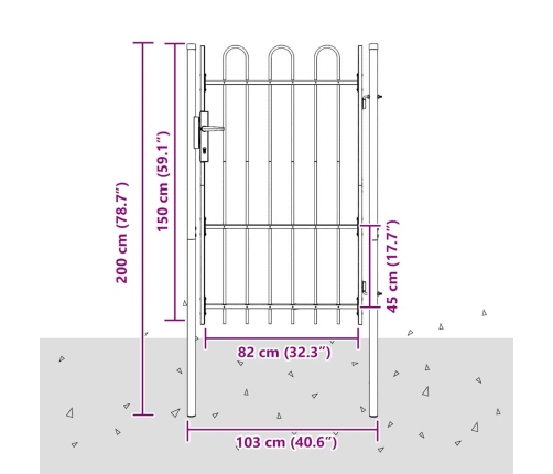 Žoga Vārti Pelēka 100 X 150 Cm Pulvera Pārklājuma Tērauds Vidaxl