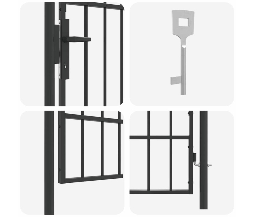 Žoga Vārti Pelēka 100 X 175 Cm Pulvera Pārklājuma Tērauds Vidaxl