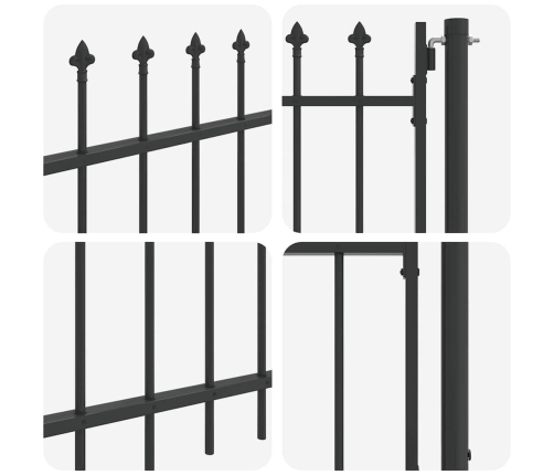 Žoga Vārti Pelēka 100 X 75 Cm Pulvera Pārklājuma Tērauds Vidaxl