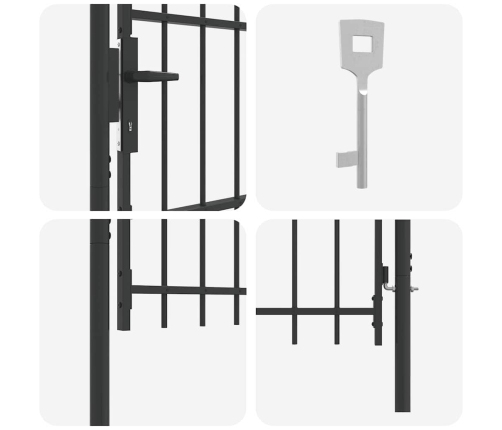 Žoga Vārti Pelēka 100 X 75 Cm Pulvera Pārklājuma Tērauds Vidaxl