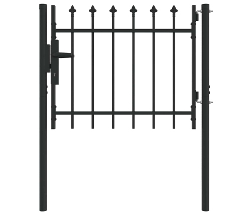 Žoga Vārti Pelēka 100 X 75 Cm Pulvera Pārklājuma Tērauds Vidaxl