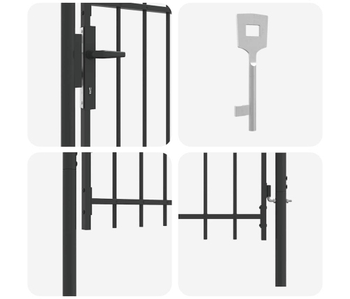 Žoga Vārti Pelēka 100 X 100 Cm Pulvera Pārklājuma Tērauds Vidaxl