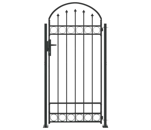 Žoga Vārti Pelēka 102 X 200 Cm Tērauds Vidaxl