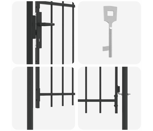 Žoga Vārti Pelēka 100 X 150 Cm Pulverkrāsots Tērauds Vidaxl