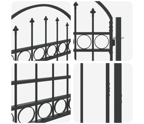 Žoga Vārti Pelēka 100 X 175 Cm Pulverkrāsots Tērauds Vidaxl