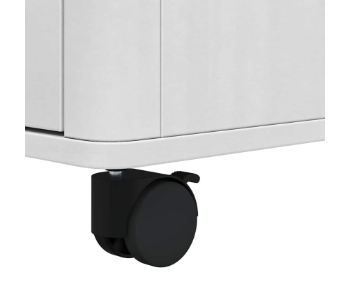 Virtuves Ratiņš Floro Balts 72,5 X 45 X 80 Cm Cieta Priede Vidaxl