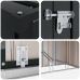 Velosipēdu Nojume 3 Pcs Antracīts 215 X 206 X 157 Cm Metāla Vidaxl