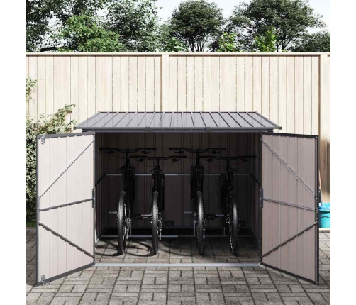 Velosipēdu Nojume 3 Pcs Antracīts 215 X 206 X 157 Cm Metāla Vidaxl