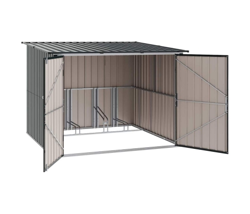 Velosipēdu Nojume 3 Pcs Antracīts 215 X 206 X 157 Cm Metāla Vidaxl