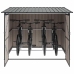 Velosipēdu Nojume 3 Pcs Antracīts 215 X 206 X 157 Cm Metāla Vidaxl
