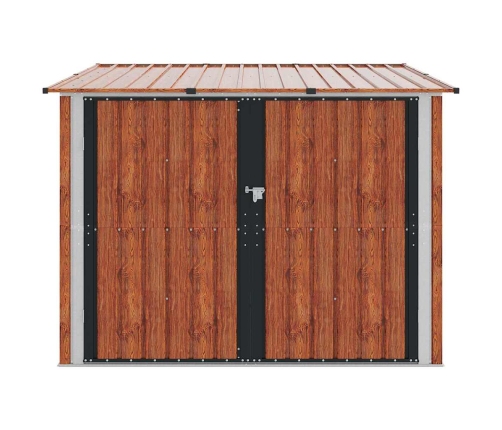 Velosipēdu Nojume 3 Pcs Brūna 215 X 206 X 157 Cm Metāla Vidaxl
