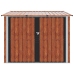 Velosipēdu Nojume 3 Pcs Brūna 215 X 206 X 157 Cm Metāla Vidaxl