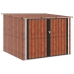 Velosipēdu Nojume 3 Pcs Brūna 215 X 206 X 157 Cm Metāla Vidaxl