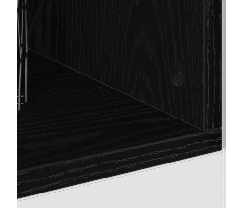 Virtuves Pamatstāvs Riga Melns Ozols 40 X 44,5 X 81,5 Cm Vidaxl