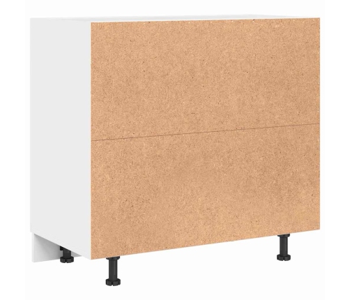 Virtuves Stūra Bāzes Skapis Riga Melns Ozols 86 X 46 X 81,5 Cm Vidaxl