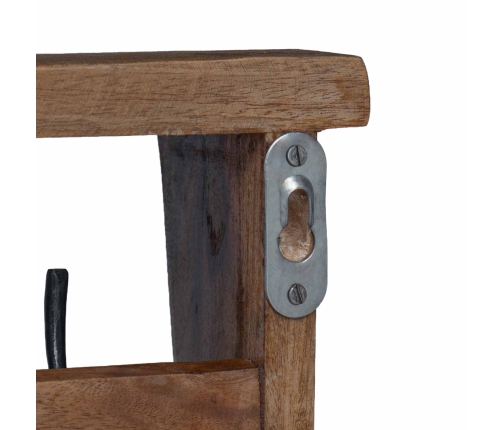 Vezums Brūna 50 X 10 X 14 Cm Cieta Mahagona Koks Vidaxl