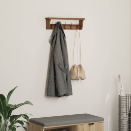Vezums Brūna 50 X 10 X 14 Cm Cieta Mahagona Koks Vidaxl