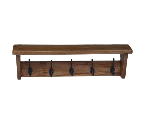 Vezums Brūna 50 X 10 X 14 Cm Cieta Mahagona Koks Vidaxl